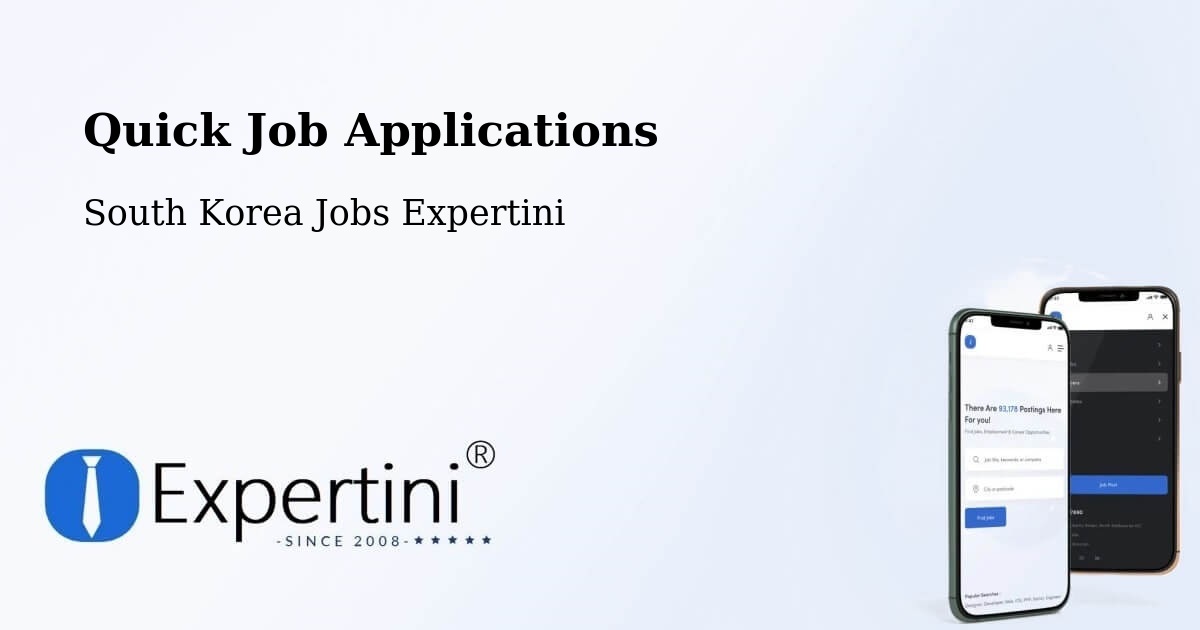 Quick Apply Feature – Daejeon - South Korea Jobs Expertini