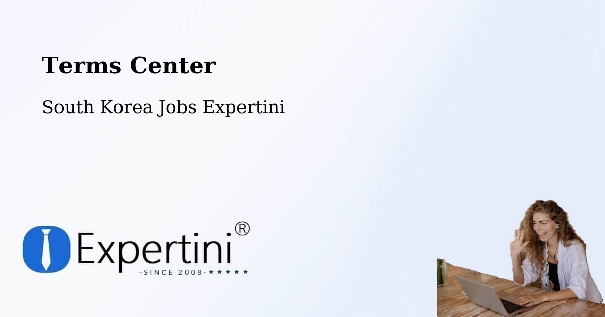 Terms of Service – Daejeon - South Korea Jobs Expertini